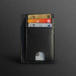 ZAYVOR Slide – Slim RFID Card Holder with Cash Slot